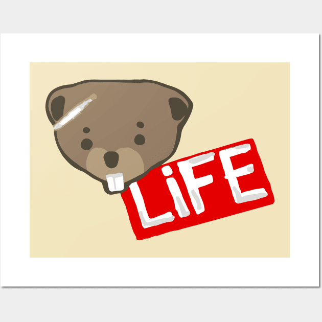 Life Is Strange Beaver Wall Art by katmargoli